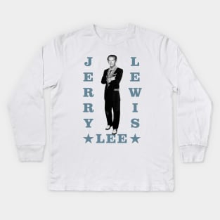 Jerry Lee Lewis Kids Long Sleeve T-Shirt